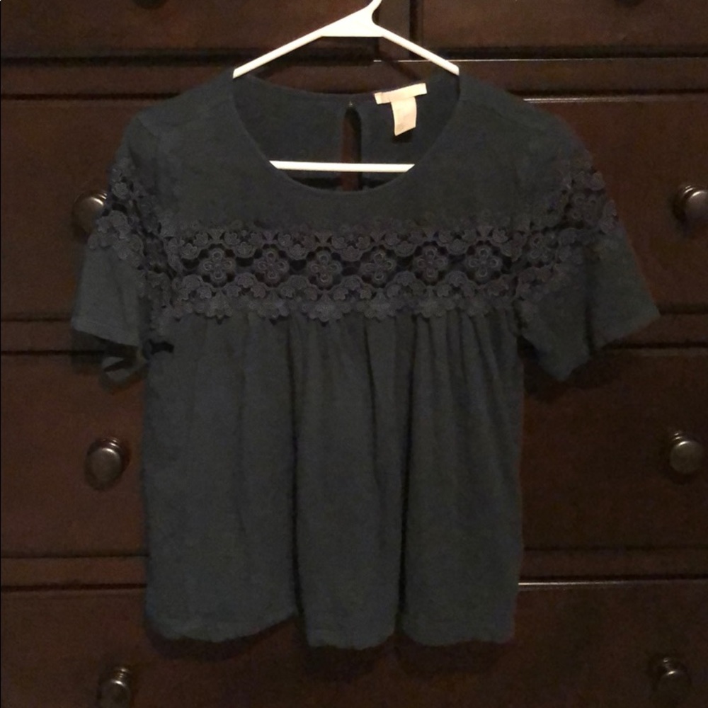 Turquoise H&M Top